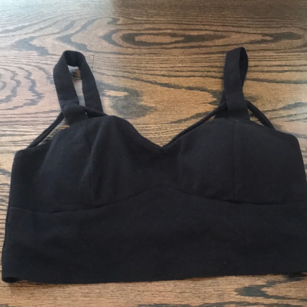Black Crop Top